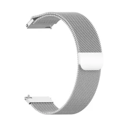 Cinturino Techsuit W009 per Samsung Galaxy Watch / Huawei Watch Series, 20mm, Argento