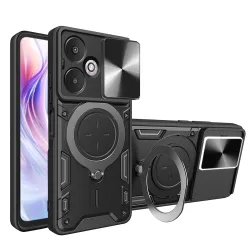 Custodia per Xiaomi Redmi 13C 5G, Techsuit, CamGuard Pro, Nera