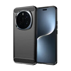 Custodia per Honor Magic7 Pro, Techsuit, Carbonio, Nera