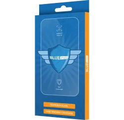 Protezione dello schermo Blue Shield per Samsung Galaxy S22 Ultra 5G S908, vetro schermato, colla per bordi, compatibile con la custodia, nero
