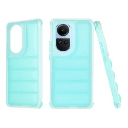 Custodia per Oppo Reno10 / Reno10 Pro, Techsuit, Wave Shield, Turchese