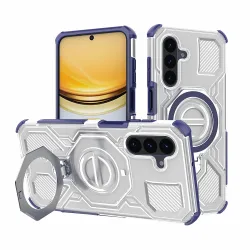 Custodia per Samsung Galaxy A37 5G, Techsuit, Carbon Shield Pro, Blu