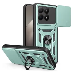 Custodia per Xiaomi 15T, Techsuit, CamShield, Verde