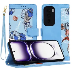 Custodia per Oppo Reno12, Techsuit, FlipCraft, Blu