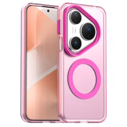 Custodia MagSafe per Huawei Pura 80 Pro, Techsuit, CandyCase, Rosa