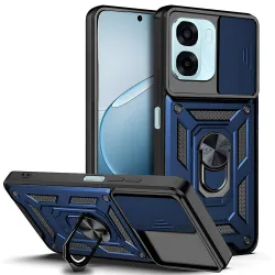Custodia per Oppo A6k 4G / A6x 4G / A6x, Techsuit, CamShield, Blu