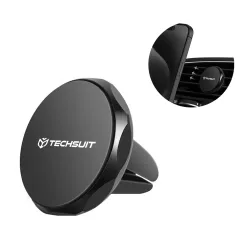 Supporto Auto Magnetico Techsuit S9, Universale, Argento