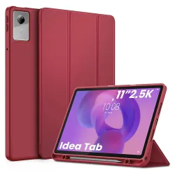 Custodia per Lenovo Idea Tab 11, Techsuit, FoldPro, Rossa