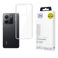 Custodia per Xiaomi Redmi Note 14 4G (Standard), 3MK, Clear, Trasparente