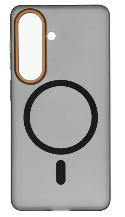 Custodia MagSafe per Samsung Galaxy S26 S942, OEM, Go Orange, Nera
