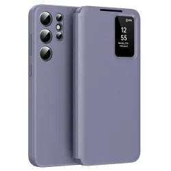 Custodia per Samsung Galaxy S25 Ultra S938, Techsuit, SmartView, Viola