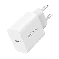 Caricabatterie Rete Blavec BC-7, 45W, 3A, 1 x USB-C, Bianco