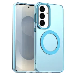 Custodia MagSafe per Samsung Galaxy S26 Plus S947, Techsuit, CandyCase, Blu