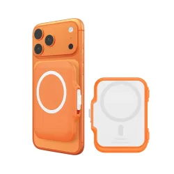 Portafoglio MagSafe, Spigen, TinTap MagFit+, Arancione AFA11380