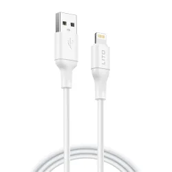 Cavo Dati e Ricarica USB-A - Lightning Lito LD06L, 18W, 1m, Bianco