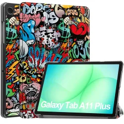 Custodia per Samsung Galaxy Tab A11+ / Tab A9+, Techsuit, FoldPro Urban Vibe, Multicolore