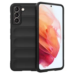 Custodia per Samsung Galaxy S21 5G G991, Techsuit, Magic Shield, Nera