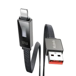 Cavo Dati e Ricarica USB-A - Lightning McDodo CA-4970 Rythm Display, 18W, 1.2m, Nero
