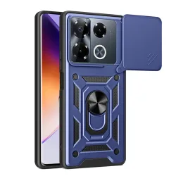 Custodia per Infinix Note 40 Pro+, Techsuit, CamShield, Blu