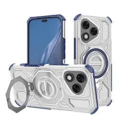 Custodia per Honor 400 Lite, Techsuit, Carbon Shield Pro, Blu