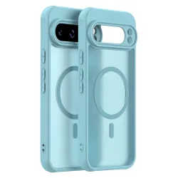 Custodia MagSafe per Google Pixel 10 Pro, Techsuit, HaloFrost II, Verde Chiaro