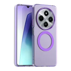 Custodia MagSafe per Xiaomi Poco C75 / Redmi 14C, Techsuit, CandyCase, Viola