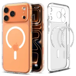 Custodia MagSafe per Apple iPhone 17 Pro Max, Spigen, Ultra Hybrid, Bianco Satinato ACS10286