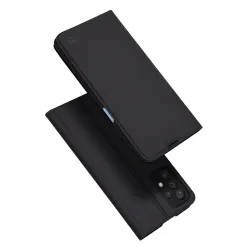 Custodia per Samsung Galaxy A23 5G A236 / A23 A235, Techsuit, Magskin Book, Nera