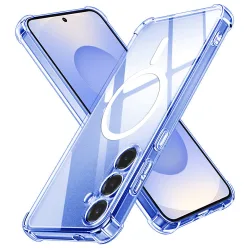 Custodia MagSafe per Samsung Galaxy S25 S931, Techsuit, Antiurto, Trasparente