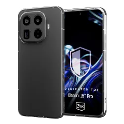 Custodia per Xiaomi 15T Pro, 3MK, Clear, Trasparente