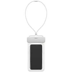 Custodia Universale Waterproof per Telefono, Baseus, Let's Go, Bianca ACFSD-D02
