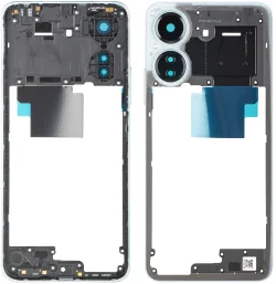 Custodia Centrale Xiaomi Redmi 13C, Bianca (Glacier White), Service Pack 560003C3UA00