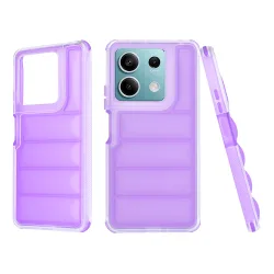 Custodia per Xiaomi Redmi Note 13 5G, Techsuit, Wave Shield, Viola