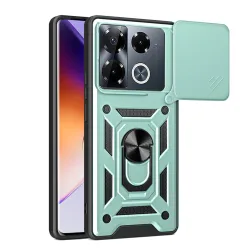 Custodia per Infinix Note 40 Pro+, Techsuit, CamShield, Verde