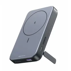Batteria Esterna Wireless UGREEN PB206, 10000mAh, 20W, QC + PD + FQI, 1 x QI - 1 x USB-A - 1 x USB-C, Grigio