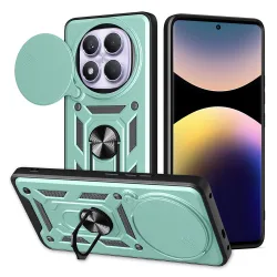 Custodia per Xiaomi Redmi Note 14 Pro 4G, Techsuit, CamShield, Verde