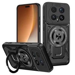 Custodia per Honor Magic8 Pro, Techsuit, RuggedCam, Nera