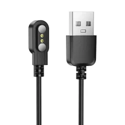 Cavo di Ricarica per Smartwatch HOCO Y26 / Y27, USB-A, Nero