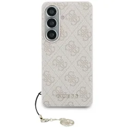 Custodia per Samsung Galaxy S26 S942, Guess, 4G Classic Logo Charm, Rosa