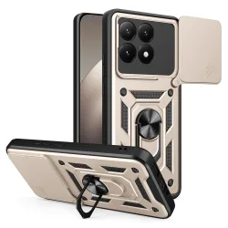 Custodia per Xiaomi 15T, Techsuit, CamShield, Dorata