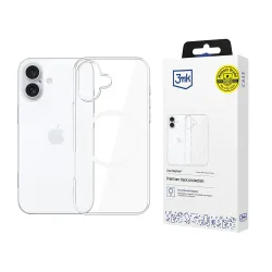 Custodia MagSafe per Apple iPhone 16, 3MK, Clear MagCase, Trasparente