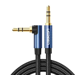 Cavo Audio 3.5mm - 3.5mm UGREEN AV112 Angled, 1m, Blu