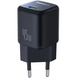 Caricabatterie da Rete Baseus PicoGo, 45W, 3A, 1 x USB-C, Nero P10176800123-00