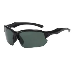 Occhiali da Ciclismo Unisex Techsuit 9301, Protezione UV, Neri