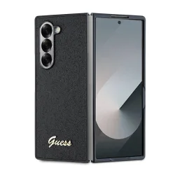 Custodia per Samsung Galaxy Z Fold6 F956, Guess, Glitter Script, Nera