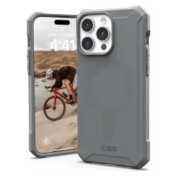 Custodia MagSafe per Apple iPhone 15 Pro Max, Urban Armor Gear, Essential Armor, Argento