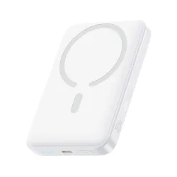 Batteria Esterna Wireless Baseus EnerFill FM11 Ultra-Mini, 10000mAh, 22.5W, PD + FQI, 1 x QI - 1 x USB-C, Bianca P1008210E213-00