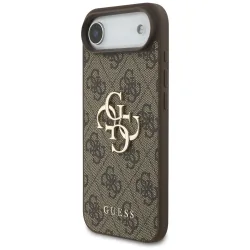 Custodia per Apple iPhone 17 Air, Guess, 4G Big Logo, Marrone