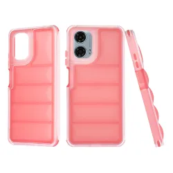 Custodia per Motorola Moto G24 Power, Techsuit, Wave Shield, Rossa