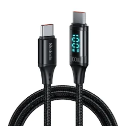 Cavo Dati e Ricarica USB-C - USB-C McDodo CA-1100 Display, 100W, 1.2m, Nero